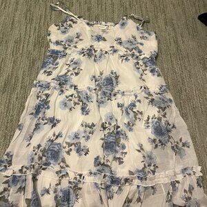 Altar'd State Blue Floral Dress M
